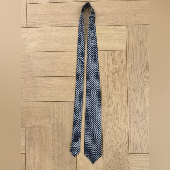 Blue Hermes tie - Picture 2 of 2